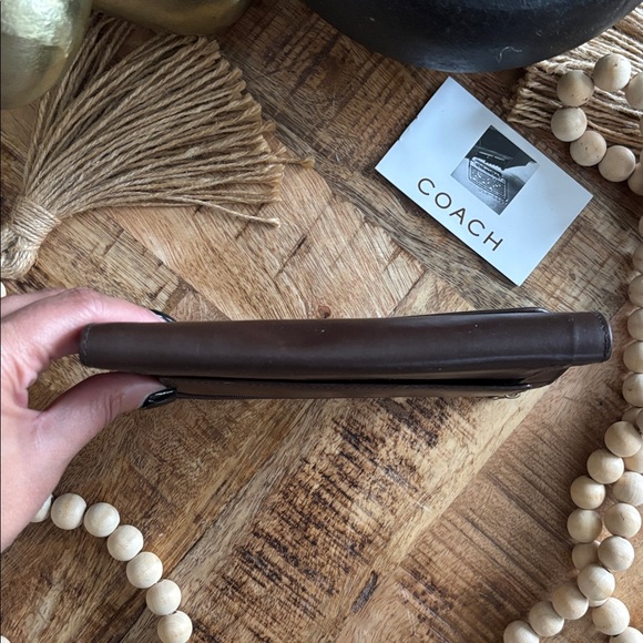 💳🤎COACH Combination Wallet Checkbook🤎💳 - Picture 4 of 12